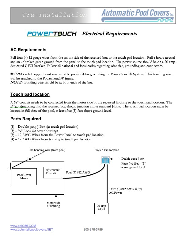 Above Ground Pool Wiring Diagram from poolwarehouse.com