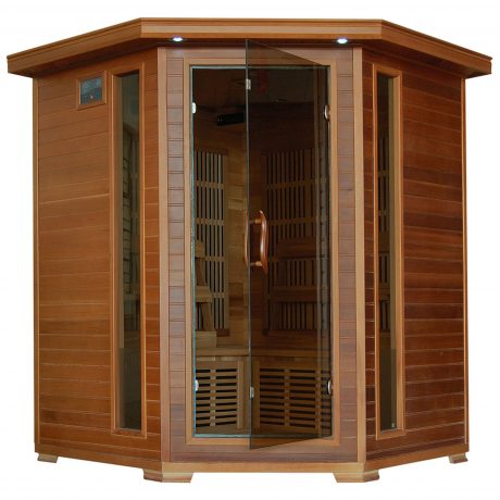 Whistler 4-Person Cedar Corner Infrared Sauna