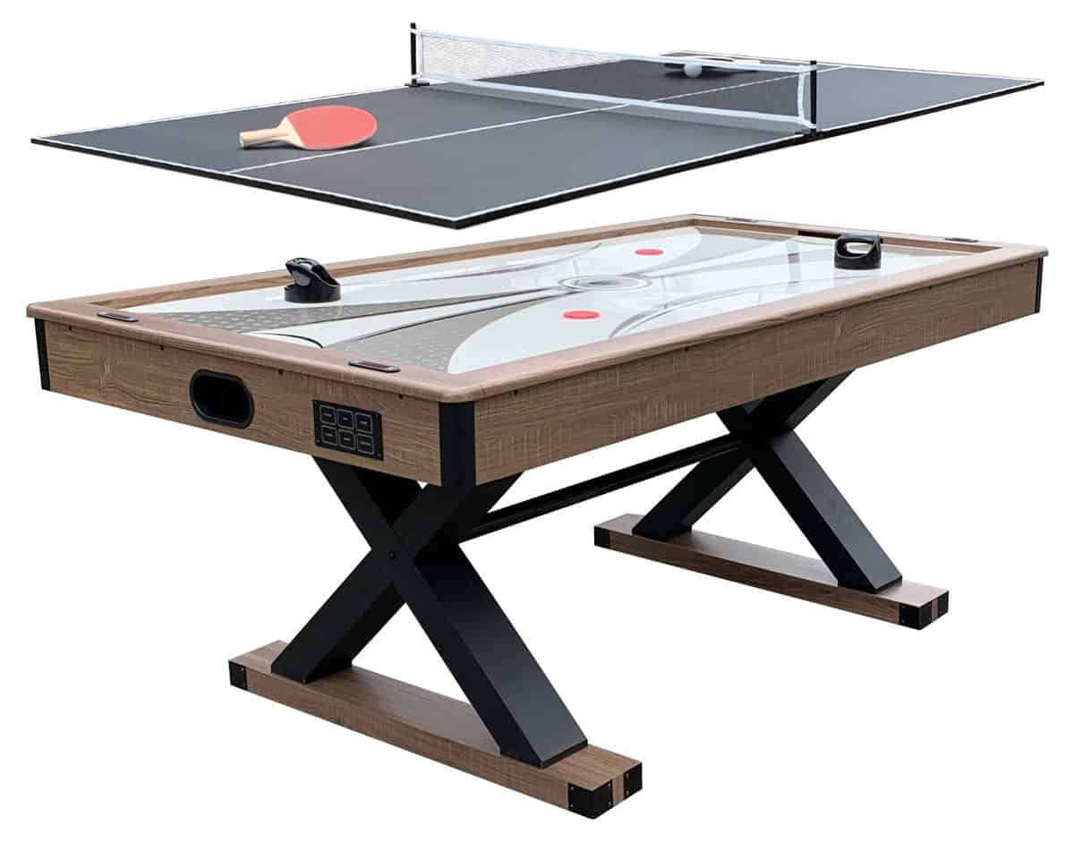 Excalibur 6 Ft Air Hockey Table With Table Tennis Top Pool Warehouse