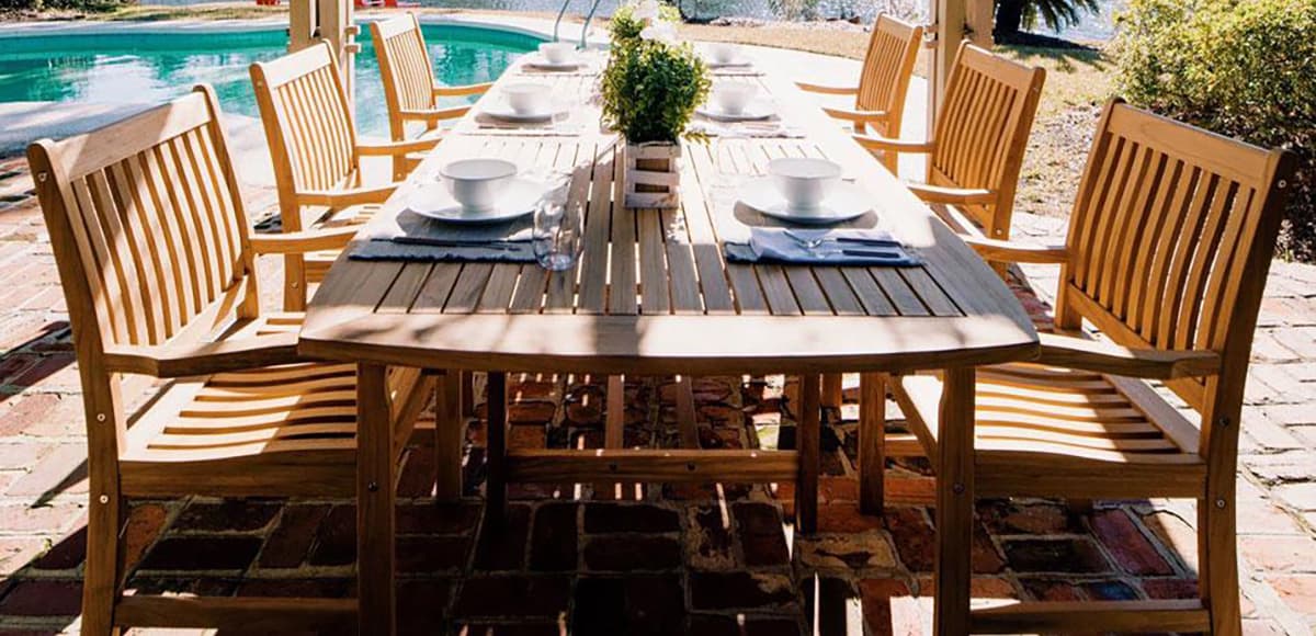 Royal Teak Collection Gala Double Leaf Expansion Table